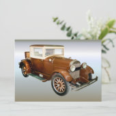 Carte 40s Vintage Automobile - Transport (Debout devant)