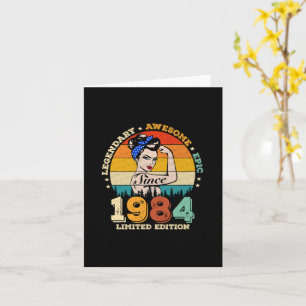 Carte 41 ans Anniversaire 1984 Vintage 41e anniversaire 