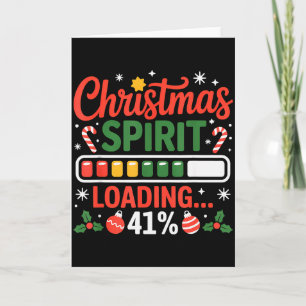 Carte 41 Meme Esprit de Noël Chargement 41% Quatre Un Po