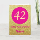 Carte 42 e Joyeux anniversaire (Devant)