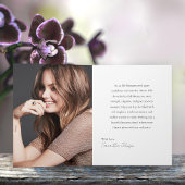Carte 42 & Fabulous Orchid Photo Birthday Greeting Card