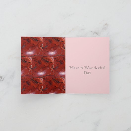 Carte 42e anniversaire du Mariage Jasper (Intérieur)