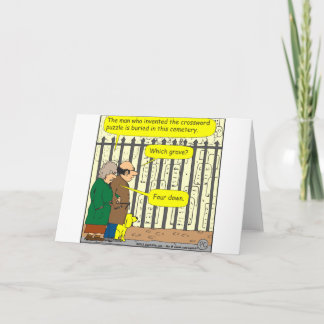 Carte 442 Où est enterré l'inventeur des mots croisés?