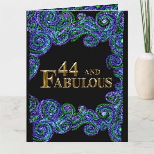 Carte 44e anniversaire  (Devant)