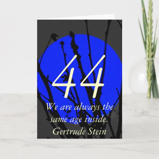 Carte 44e Anniversaire (Devant)