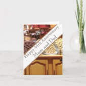 Carte 44e anniversaire du Mariage modifiable (Devant)