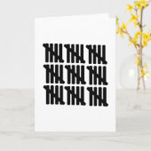 Carte 45e anniversaire (Fleur jaune)