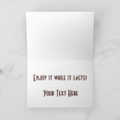 Carte 45e anniversaire drôle Vintage 45 ans (Intérieur)