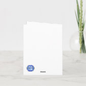 Carte 45e anniversaire du Mariage (Dos)