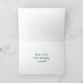 Carte 45e anniversaire : Feu d'artifice festif amusant e (Intérieur)