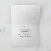 Carte 45e anniversaire Humour de Pélicans (Intérieur)