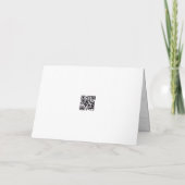 Carte 45e Anniversaire Rose Bleue et Perles (Dos)