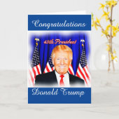 Carte 45e Président-Donald Trump _ (Fleur jaune)