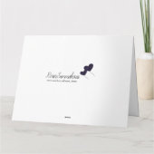 Carte 45e saphir mariage anniversaire maman & papa (Dos)