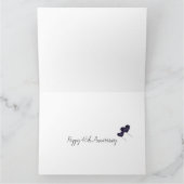 Carte 45e saphir mariage anniversaire maman & papa (Intérieur)