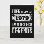 Carte 46 Ans 1979 Naissance De La Légende 46e Anniversai (Fleur jaune)