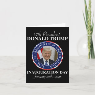 Carte 47 Jour de l'investiture du président Donald Trump