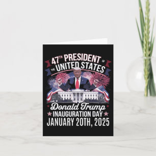 Carte 47ème anniversaire de l'investiture du président D