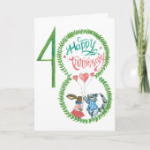 Carte 48e anniversaire de Mariage (Devant)