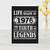 Carte 49 Ans 1976 Naissance De La Légende 49E Anniversai (Fleur jaune)
