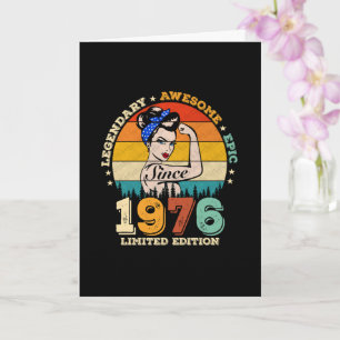 Carte 49 ans Anniversaire 1976 Vintage 49e anniversaire 