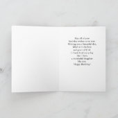 Carte 49e anniversaire de la fille Thème chrétien (Intérieur)