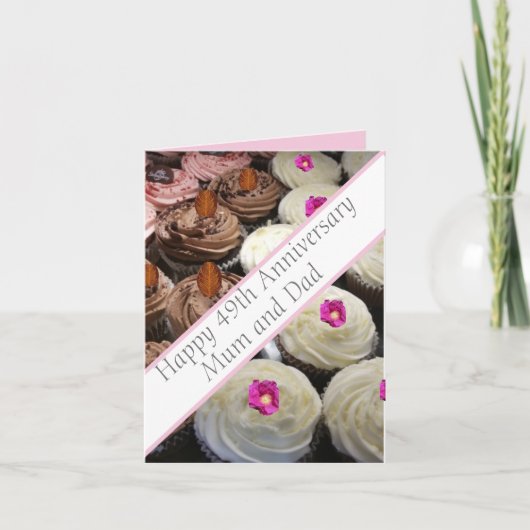 Carte 49e anniversaire du Mariage (Devant)