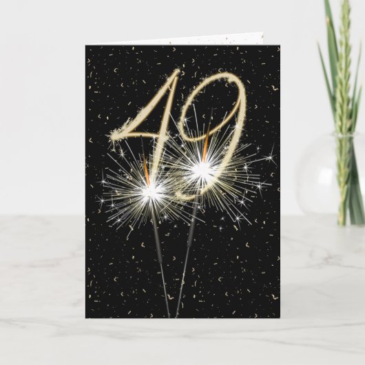 Carte 49e anniversaire mariage de l'année (Devant)