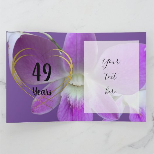 Carte 49th Wedding Anniversary (Intérieur)