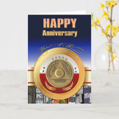 Carte 4 année AA Anniversaire Coin Vous êtes un gagnant  (Fleur jaune)