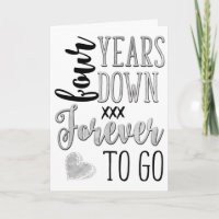 4 Anniversaire, 4e, Quatre à la baisse pour toujou
