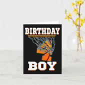 Carte 4 Ans Basketball Boy 4e Anniversaire Fête Cele (Fleur jaune)