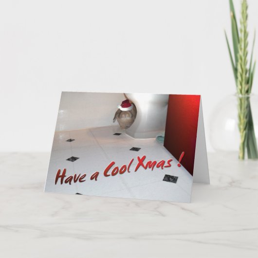 Carte 4 de Noël de lapin (Devant)