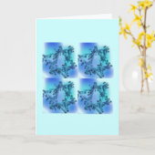 Carte 4 étoiles de David (Fleur jaune)