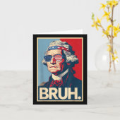 Carte 4 juillet 2025 George Washington Bruh. Partie de m (Fleur jaune)