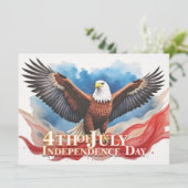Carte 4 juillet Aigle - Art Patriotique (Debout devant)