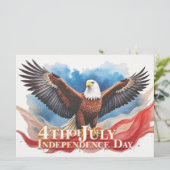 Carte 4 juillet Aigle - Art Patriotique (Debout devant)