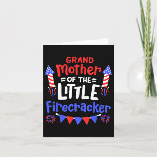Carte 4 juillet Anniversaire Grand-Mère Du Petit Fir
