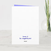 Carte 4 juillet art vintage heureux (Dos)