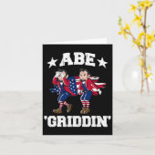 Carte 4 juillet Benjamin Franklin Griddy Ben Griddin (Fleur jaune)