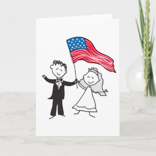 Carte 4 juillet Cadeaux de mariage