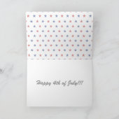 Carte 4 juillet Card#4 (Intérieur)