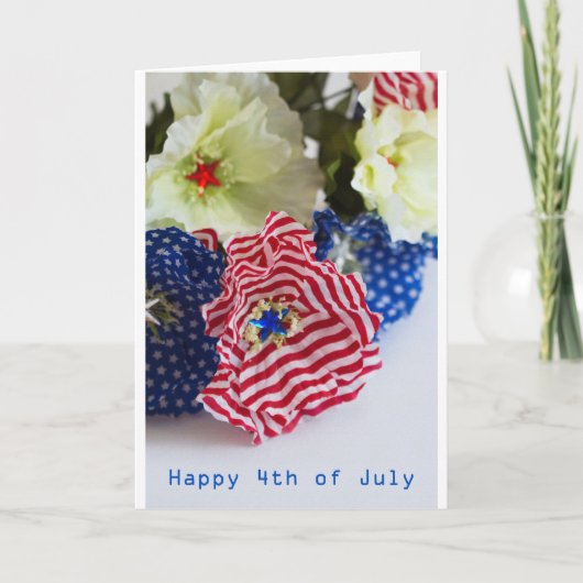 Carte 4 juillet célébration heureuse (Devant)