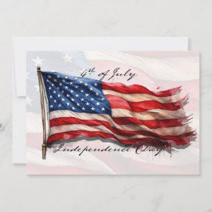 Carte 4 juillet – Célébrez avec le drapeau américain