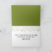 Carte 4 juillet Chien Chaud En Gant De Baseball (Intérieur)