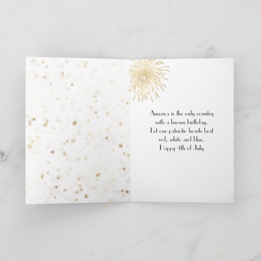 Carte 4 juillet Cocktail (Intérieur)