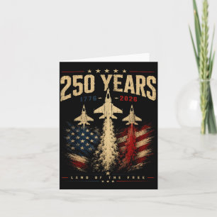 Carte 4 juillet Drapeau Aamerica Patriotique 250e
