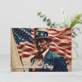 Carte 4 juillet - Esprit d'indépendance (Debout devant)