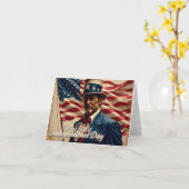 Carte 4 juillet – Esprit d'indépendance (Fleur jaune)