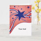 Carte 4 juillet - Fête de l'Indépendance (Fleur jaune)